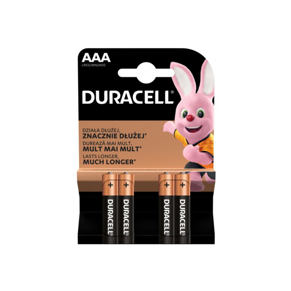 Alkalne baterije Duracell AAA4 1.5V